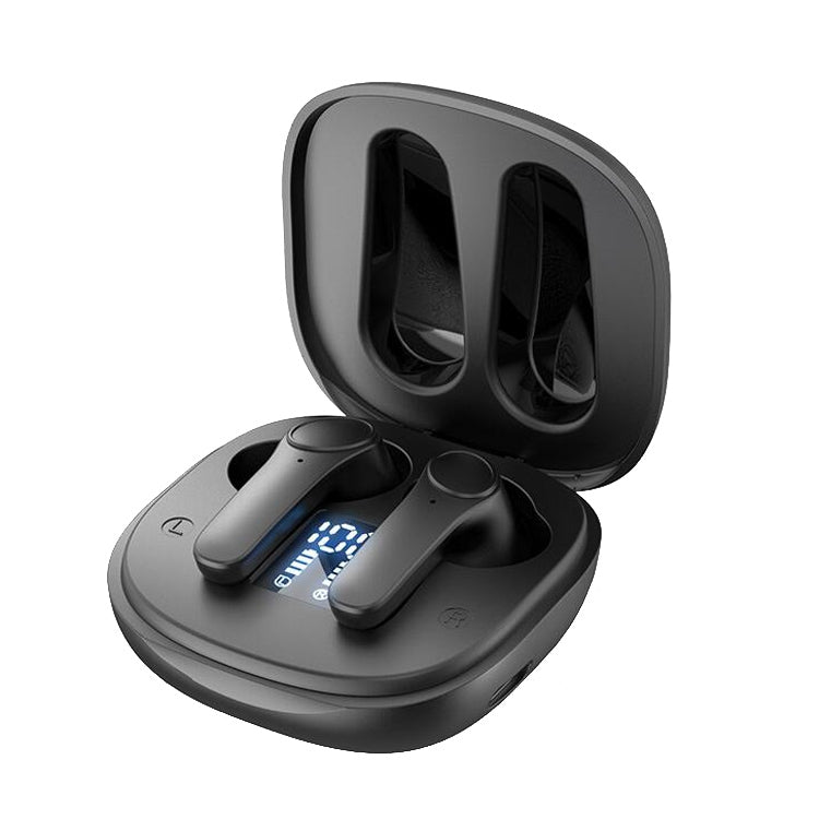 B11 TWS Bluetooth 5.0 Sports Wireless ANC Noise Cancelling In-ear Earphones with Charging Box, Support LED Power Display