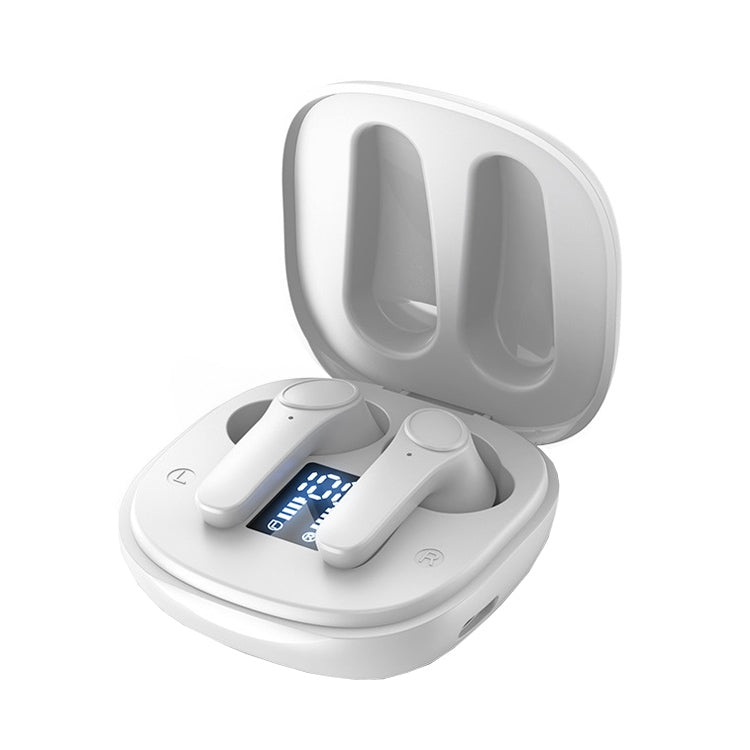B11 TWS Bluetooth 5.0 Sports Wireless ANC Noise Cancelling In-ear Earphones with Charging Box, Support LED Power Display