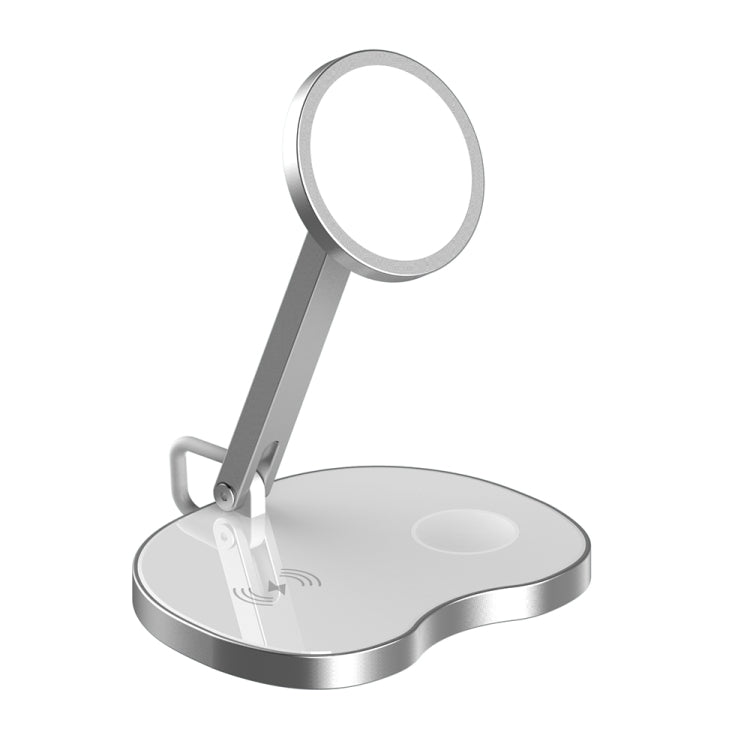 Y5 3 in 1 15W Max Folding Wireless Charging Bracket Fast Charger for iPhone & iWatchs & AirPods & Other Smart Phones