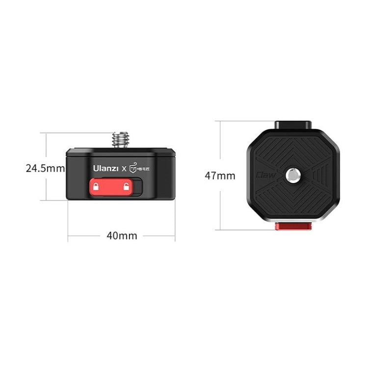 Ulanzi Claw SLR Mirrorless Sports Camera Quick Release System 1905 Quick Release Plate