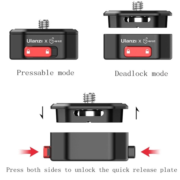 Ulanzi Claw SLR Mirrorless Sports Camera Quick Release System 1905 Quick Release Plate