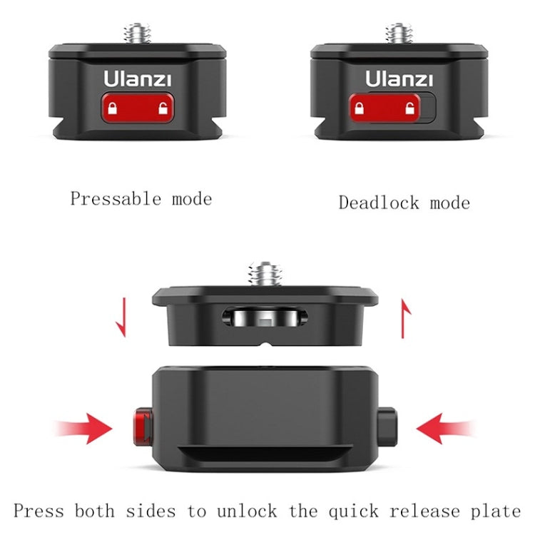 Ulanzi Claw SLR Mirrorless Sports Camera Quick Release System 2333 Aka Quick Release Plate