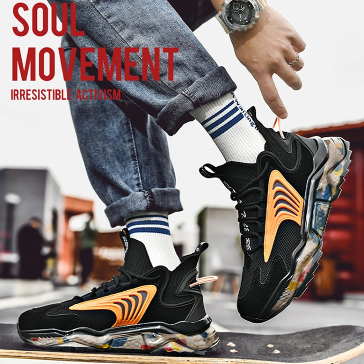 1928 Summer Thick-Soled Breathable Flying Knit Casual Men Shoes Sports Shoes, Size: 39