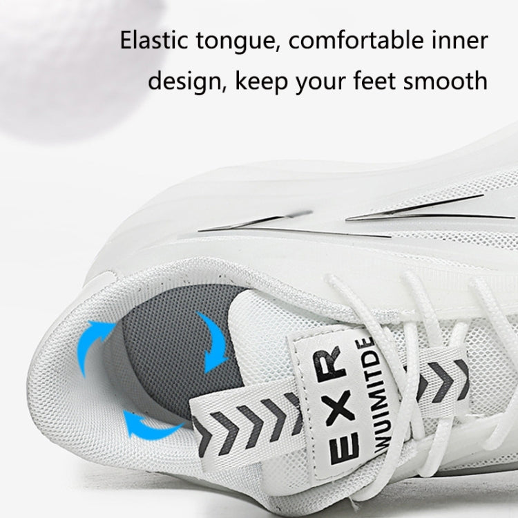 9021 Summer Fluorescent Casual Men Shoes Breathable Flying Knit Sports Shoes, Size: 39