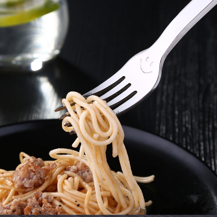 2 PCS Thickened Long Handle Fork Food Desserts Fork, Standard: Adult Fork