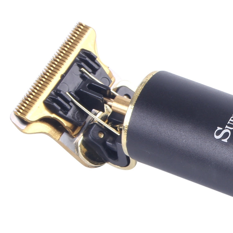 Surker SK-838  Electric LCD Digital Display Hair Clipper USB Charging Oil Head Engraving Hair Clipper(Black)
