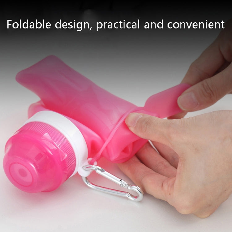 XC-282 600ml Silicone Folding Cup Out Camping Cycling Sports Kettle