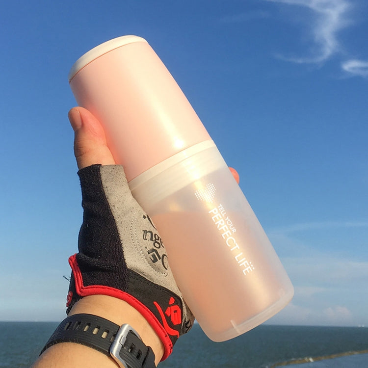 XC-393 Candy Color High Temperature Glass Portable Split Water Cup With Handle