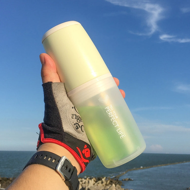 XC-393 Candy Color High Temperature Glass Portable Split Water Cup With Handle