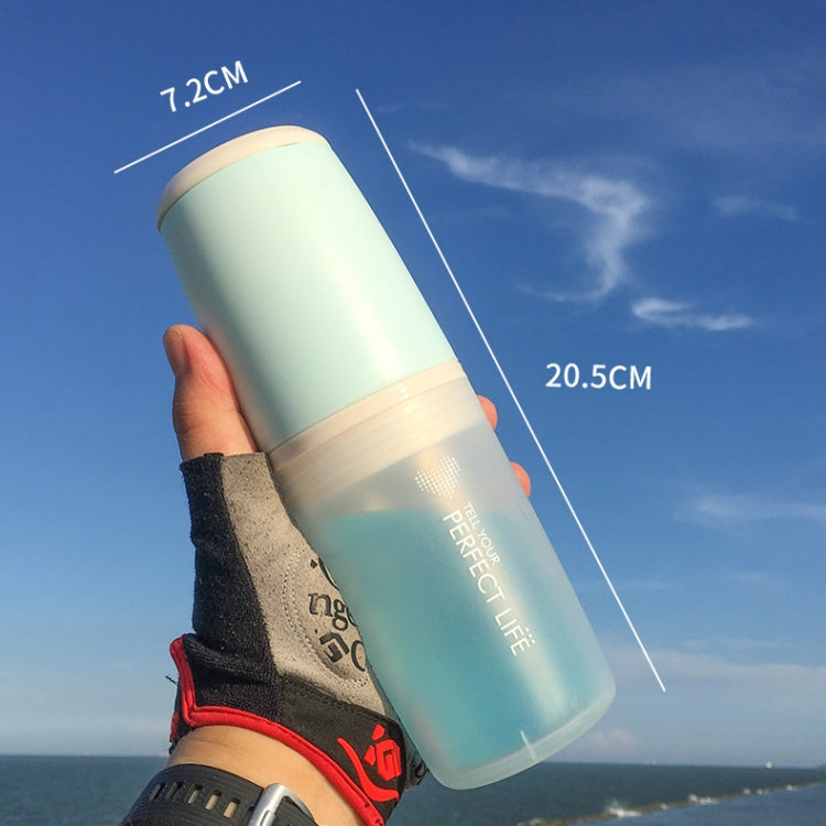 XC-393 Candy Color High Temperature Glass Portable Split Water Cup With Handle