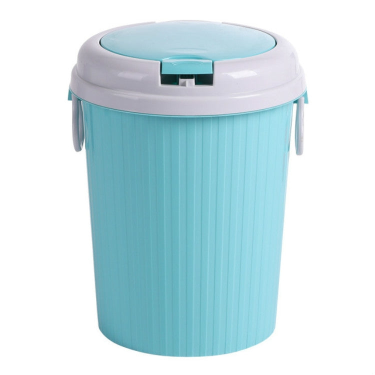 10 PCS Household Kitchen Living Room Bullet-type Plastic Trash Can, Size:L 18.5x24x31cm
