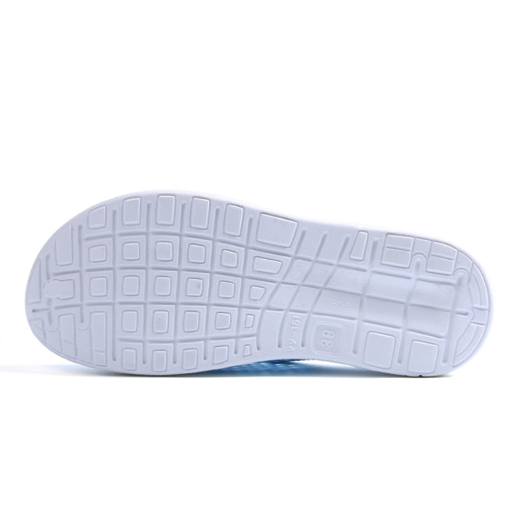 Hollow Hole Shoes Light and Breathable Home Half Slippers Beach Shoes for Women, Size:37