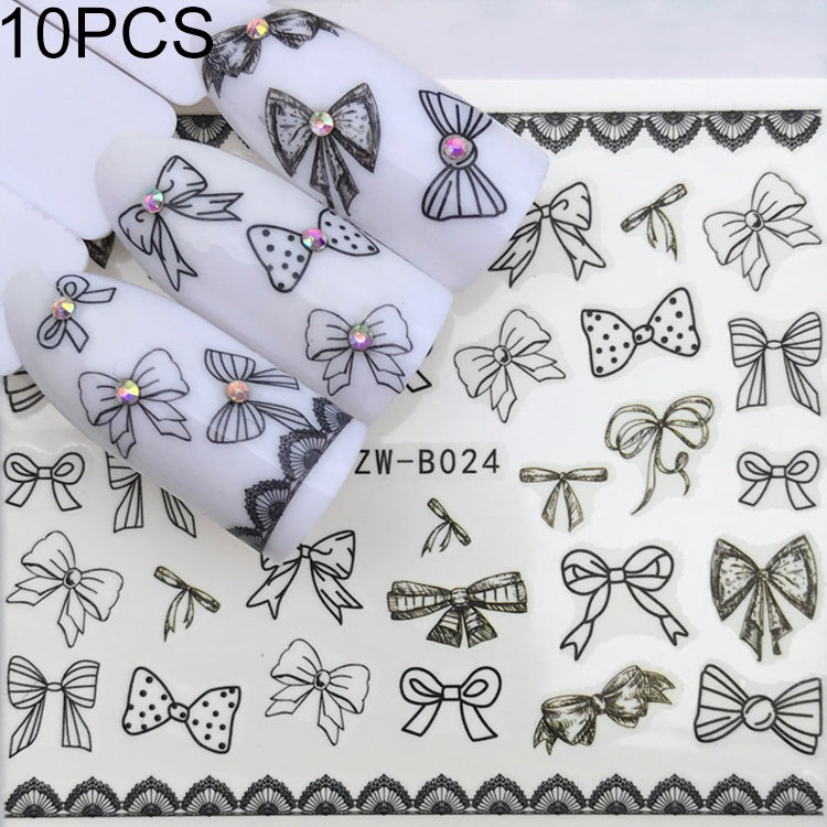10 PCS Dandelion Nail Art Water Decals Transfer Sticker Manicure Nail Decoration