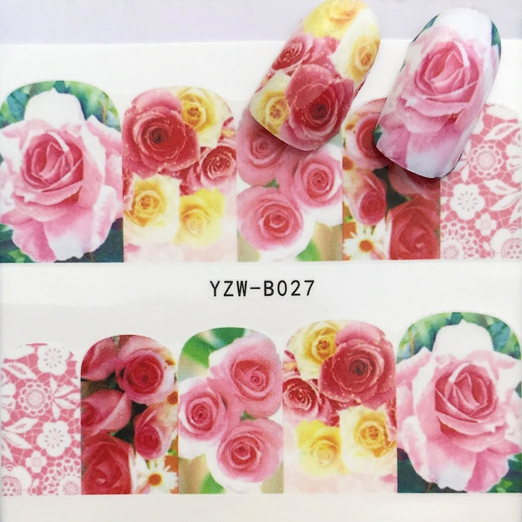 10 PCS Dandelion Nail Art Water Decals Transfer Sticker Manicure Nail Decoration