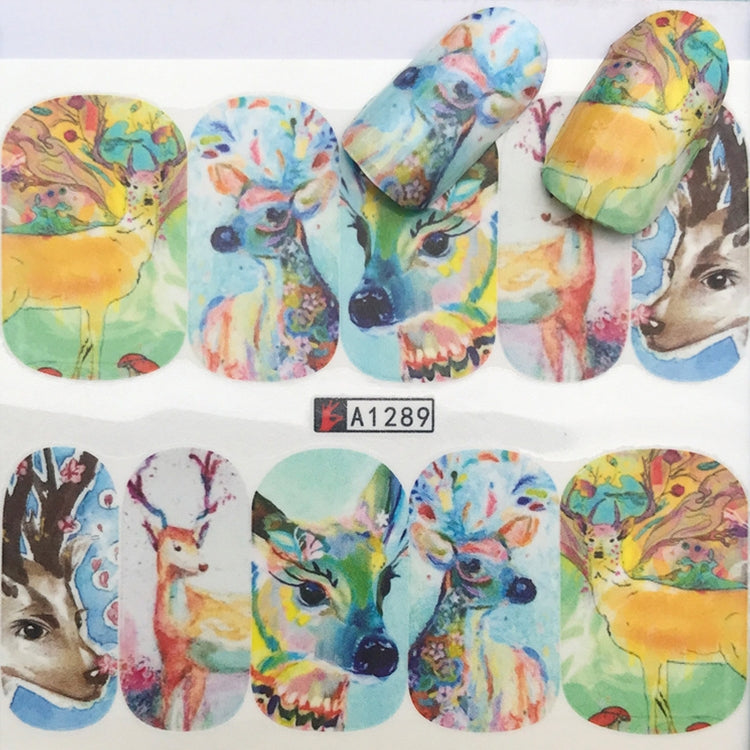 10 PCS Dandelion Nail Art Water Decals Transfer Sticker Manicure Nail Decoration