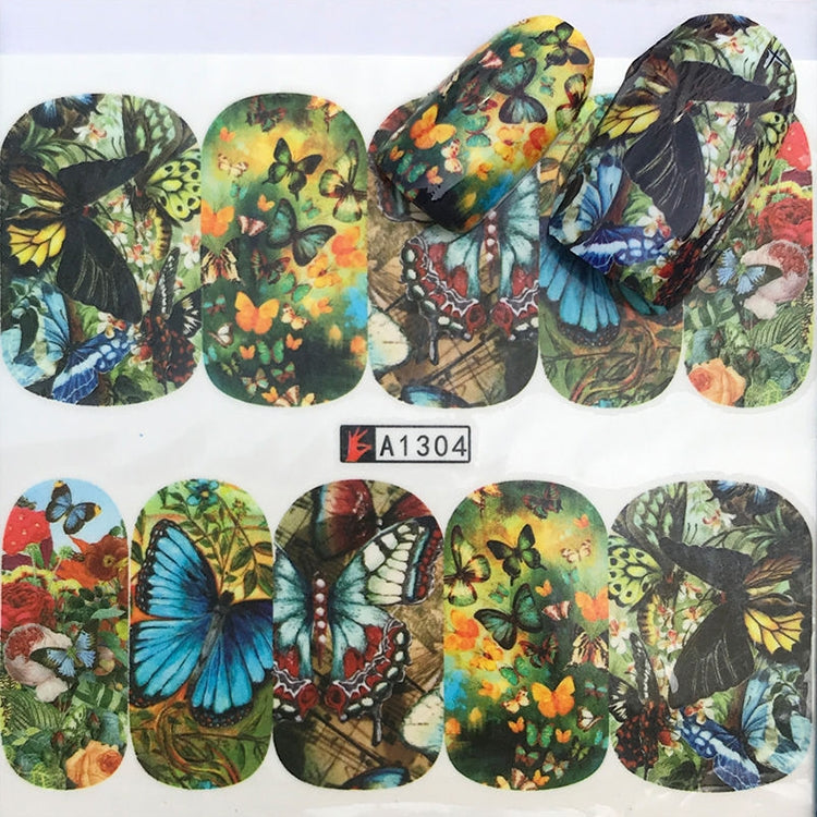 10 PCS Dandelion Nail Art Water Decals Transfer Sticker Manicure Nail Decoration