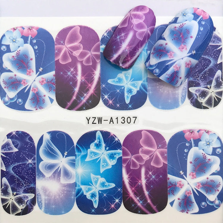 10 PCS Dandelion Nail Art Water Decals Transfer Sticker Manicure Nail Decoration