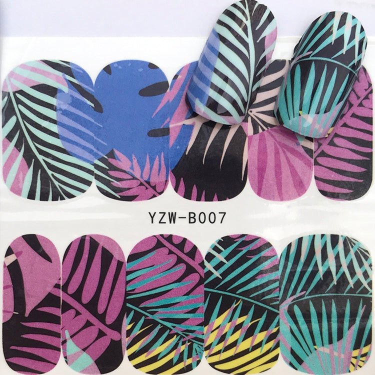 10 PCS Dandelion Nail Art Water Decals Transfer Sticker Manicure Nail Decoration