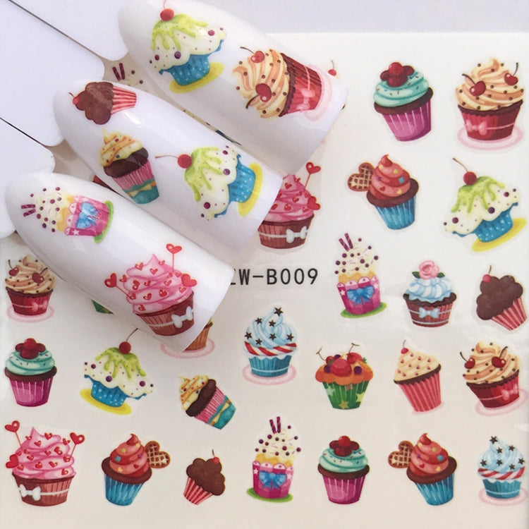 10 PCS Dandelion Nail Art Water Decals Transfer Sticker Manicure Nail Decoration