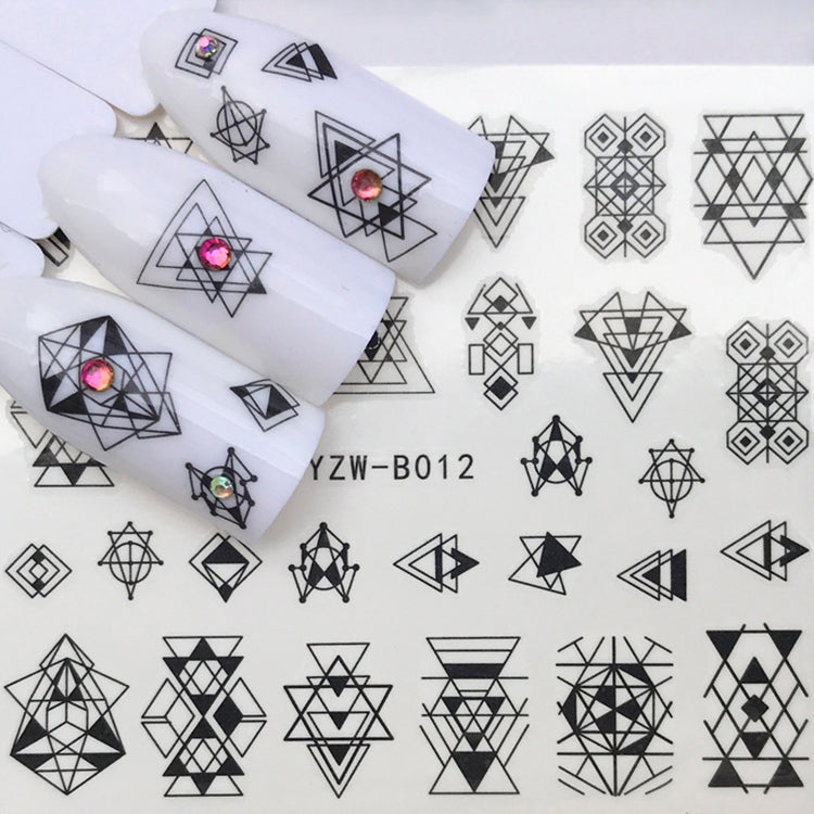 10 PCS Dandelion Nail Art Water Decals Transfer Sticker Manicure Nail Decoration