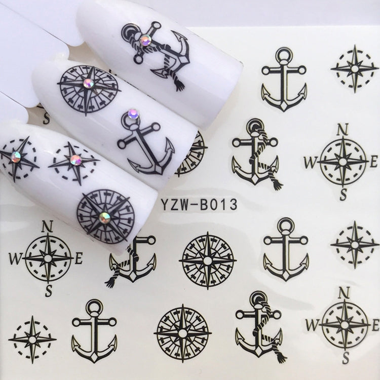10 PCS Dandelion Nail Art Water Decals Transfer Sticker Manicure Nail Decoration