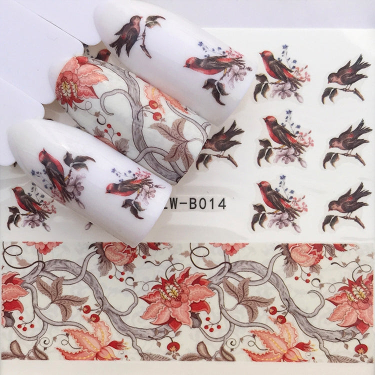 10 PCS Dandelion Nail Art Water Decals Transfer Sticker Manicure Nail Decoration