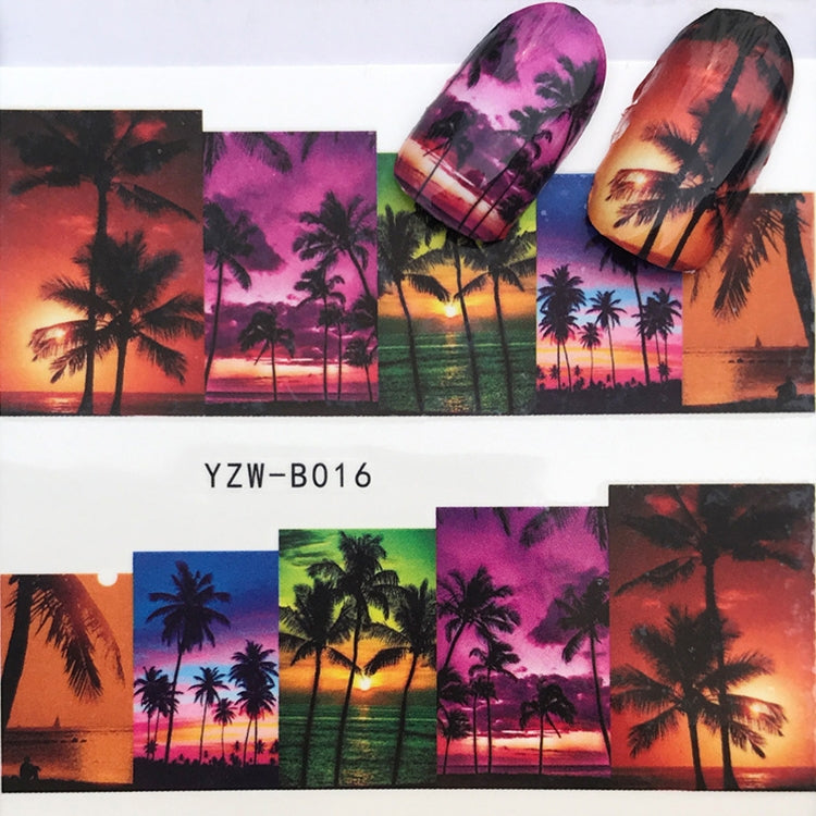 10 PCS Dandelion Nail Art Water Decals Transfer Sticker Manicure Nail Decoration
