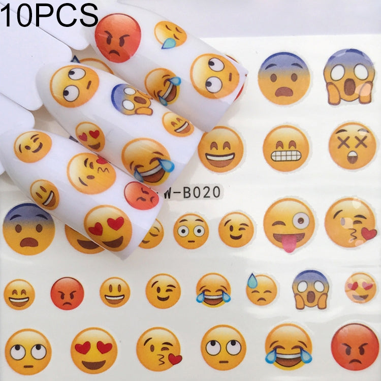 10 PCS Dandelion Nail Art Water Decals Transfer Sticker Manicure Nail Decoration