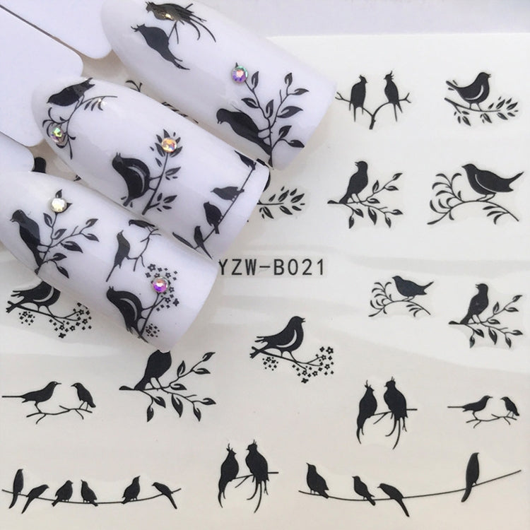10 PCS Dandelion Nail Art Water Decals Transfer Sticker Manicure Nail Decoration