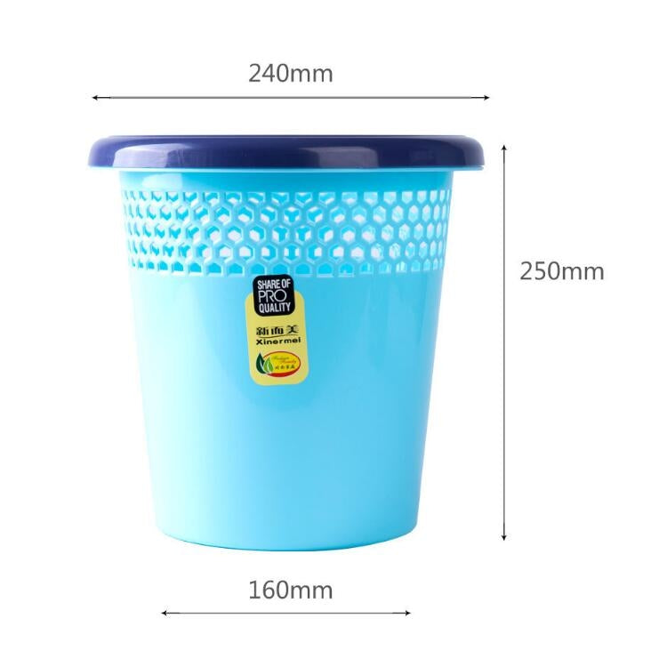 10 PCS Household Kitchen Living Room Bathroom Circular Press Ring Trash Can