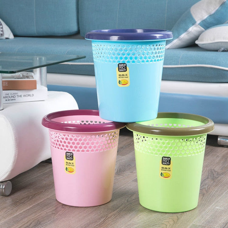 10 PCS Household Kitchen Living Room Bathroom Circular Press Ring Trash Can