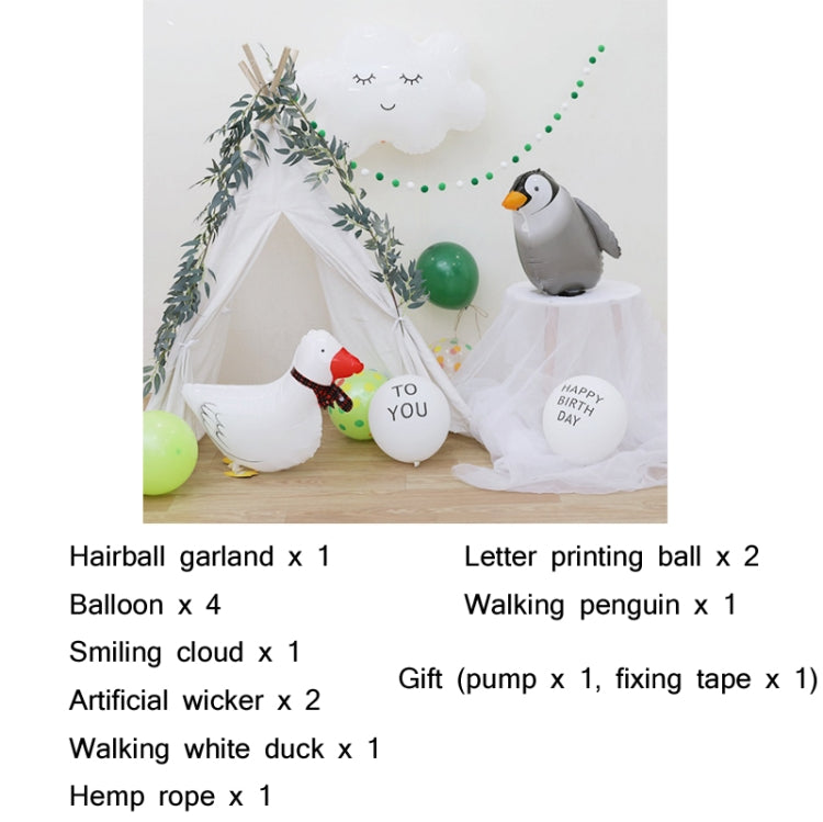 Mori Children Birthday Balloon Decoration Party Background Wall Decoration Package Specification: Type 12