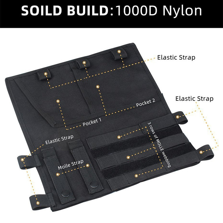 Car Sun Visor Storage Bag Truck Hanging Bag(Black)