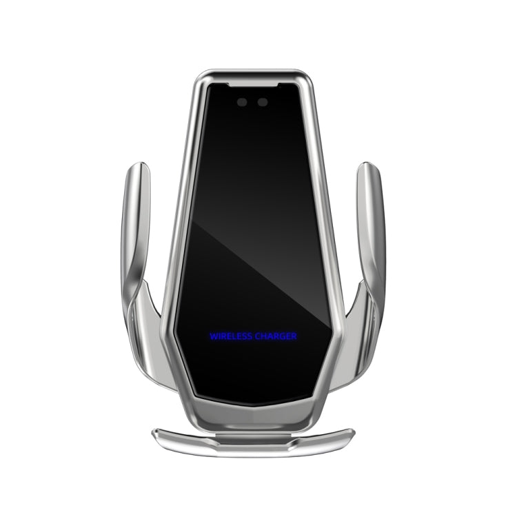 H10 15W Automatic Wireless Charging Car Mobile Phone Bracket, Style: Magnetic Suction Head+Capacitor