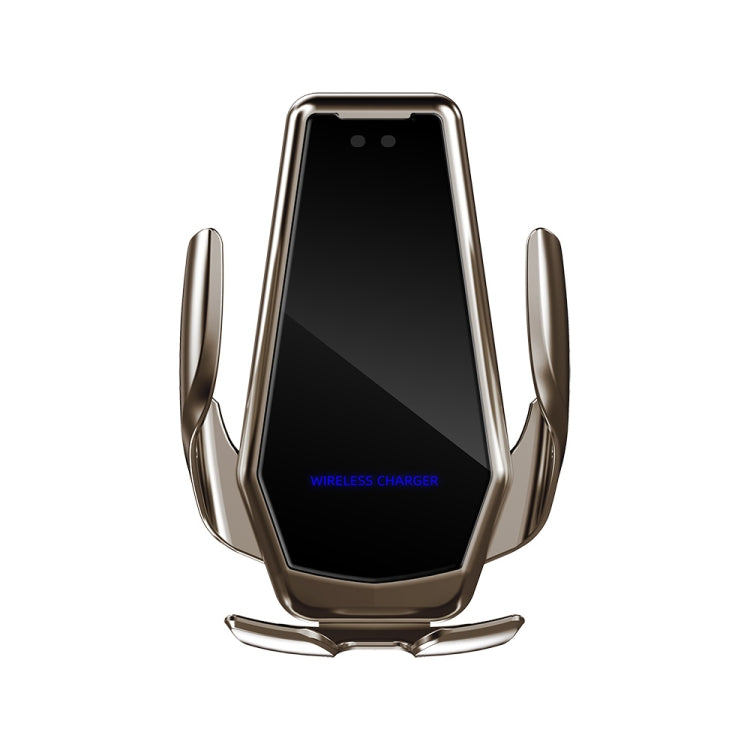 H10 15W Automatic Wireless Charging Car Mobile Phone Bracket, Style: Capacitor