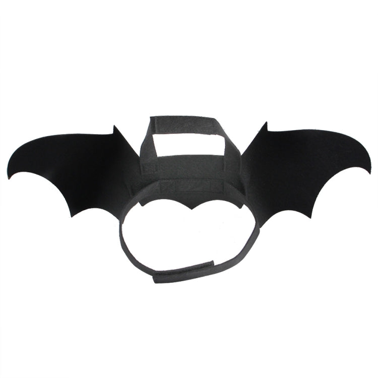 Pet Halloween Chest Strap Dog Cat Print Bat Wings Props Funny Costumes, Size: S