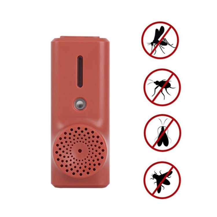 BBC-2 Ultrasonic Mosquito Repellent Essential Oil Atomization Insect Repellent Cockroach Repellent Usb Charging Outdoor Electronic Mouse Repellent(Brown)