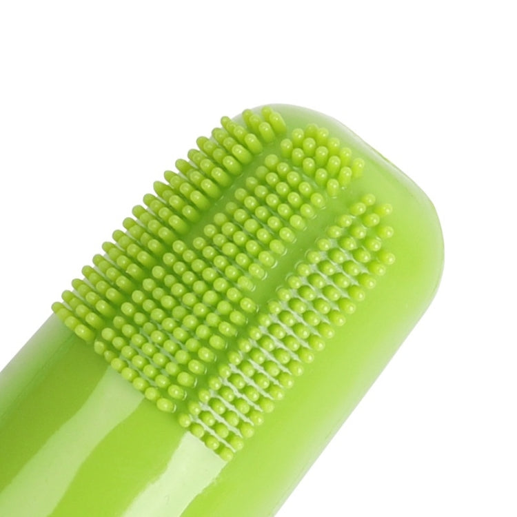 25 PCS Pet Finger Toothbrush Oral Cleaning Tool For Cats And Dogs Random Colour Delivery