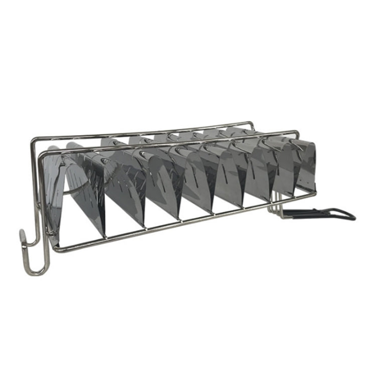 Stainless Steel Taco Tortilla Crust V-Shaping Tool ,Style: 8 Grid Fried Basket