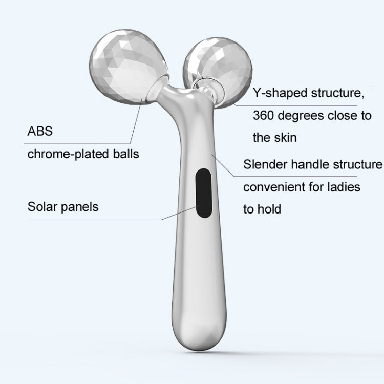 2 PCS Micro-Current Facial Massager Household Lifting Pushing And Scraping Roller Beauty Instrument(G2)