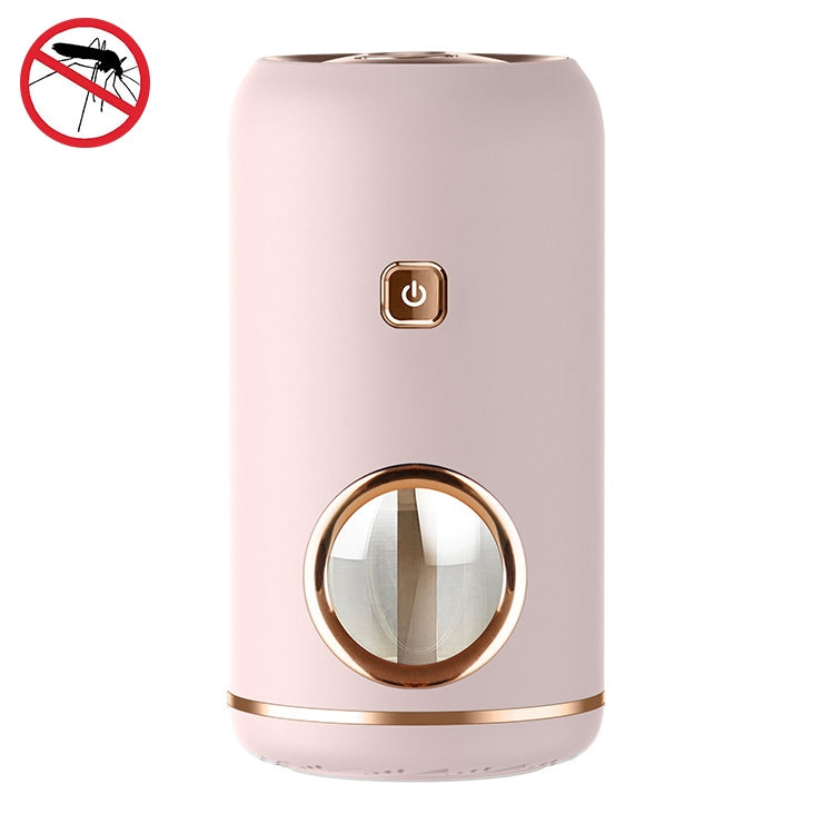 Household USB Portable Electric Mosquito Repellent Mosquito Lamp Night Light ,Style: Rechargeable (Pink)