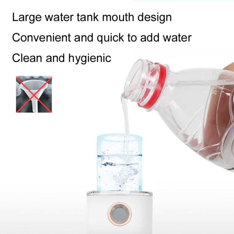 2 PCS Portable Rechargeable Water Replenishing Device Beauty Humidifying Sprayer, Colour: No. 4 White