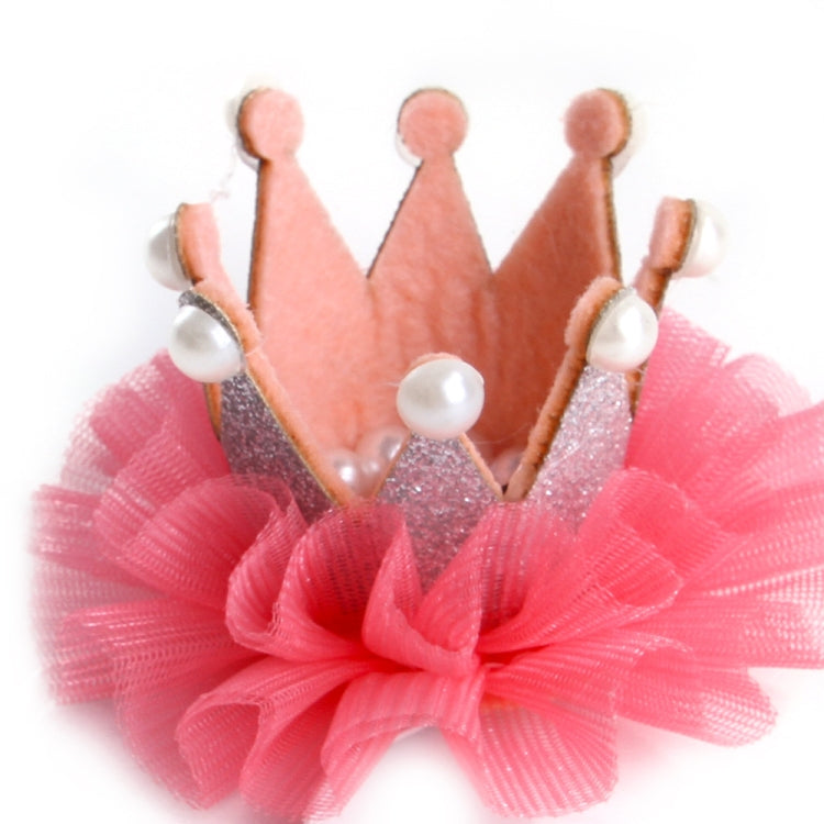 2 Sets Pet Birthday Suit Pearl Crown Hat Triangle Scarf Combination Birthday Dress Up Pet Supplies