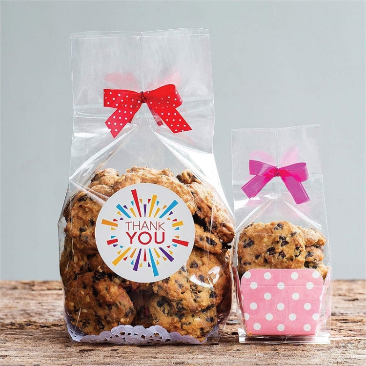 10 PCS Thank You Self-Adhesive Sealing Stickers Wedding Decoration Children Reward Stickers, Size: 25mm 500  / Rolls(C40)