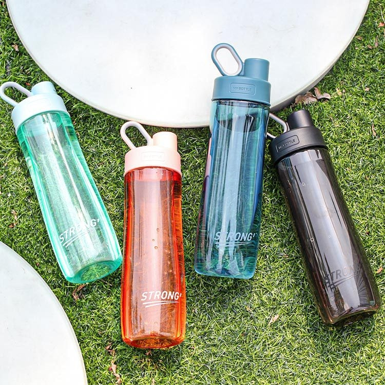 750ml Outdoor Portable Plastic Cup Fitness Sports Bottle Leak-Proof Drop-Proof Large-Capacity Handy Cup