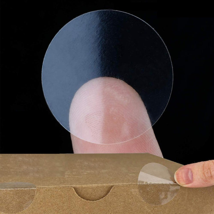 3 PCS Round Transparent Gift Bag Sealing Sticker Packaging Bag Self-Adhesive Sticker Decoration, Size: 35mm(500 / Rolls)