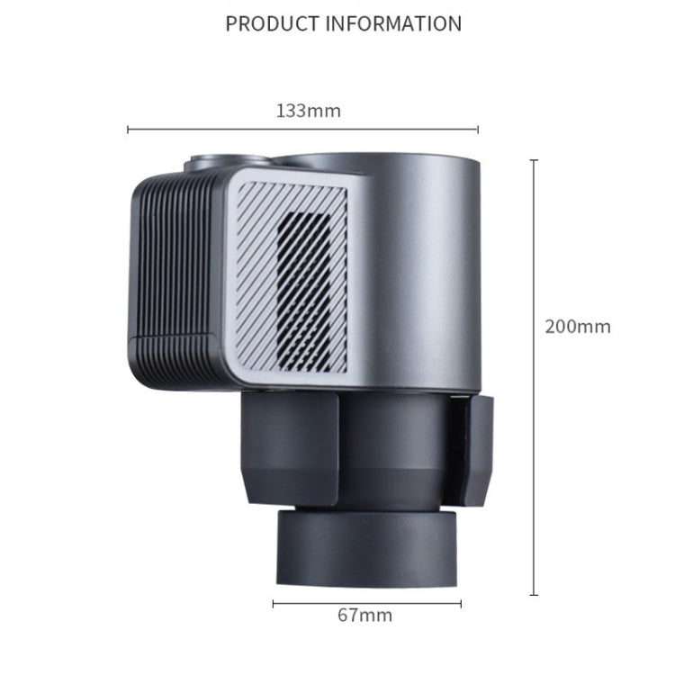 Y28003 Smart Car Portable Fast Cooler 12V Universal Mini Small Refrigerator(Black)