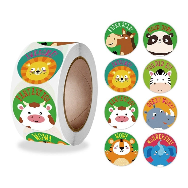 15 PCS Teacher Cartoon Pattern Fun Encourage Stationery Stickers Gift Packaging Bag Sealing Stickers