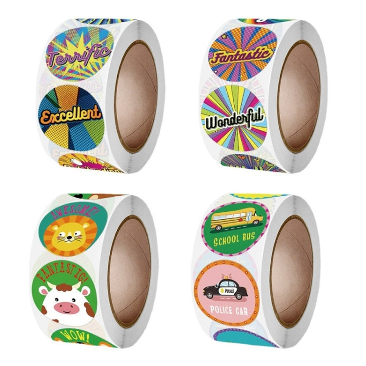 15 PCS Teacher Cartoon Pattern Fun Encourage Stationery Stickers Gift Packaging Bag Sealing Stickers