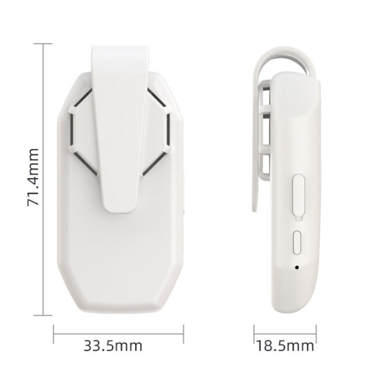 Children Mini Smart Anti-Fog Facial Protect Case Fan Breathing Valve(White)